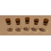Glasflaska mini 5st