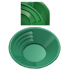 Vaskpanna 14"  Grön dubbelsidiga räfflor  Vaskpanna 14"  Grön dubbelsidiga räfflor